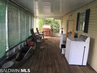 Screened porch.