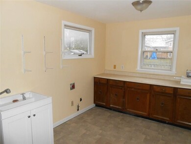 First floor laundry/mud room