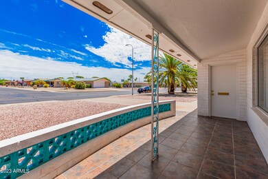 East facing covered Patio