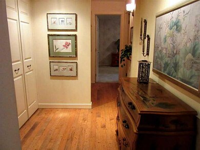 Entry/Foyer. Gorgeous hardwood floors in nicely-si