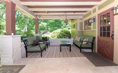 front porch from south to north