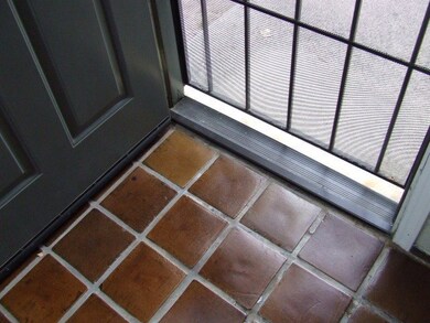 Tiled front entry