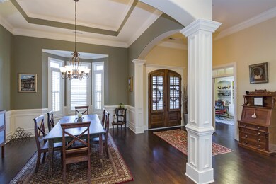 Open Floor Plan. View of Entry & Formal Dining.