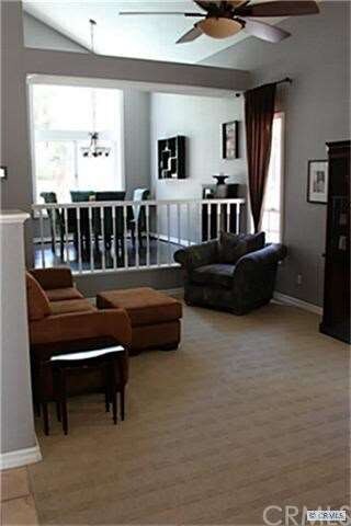 View of living room from the front door