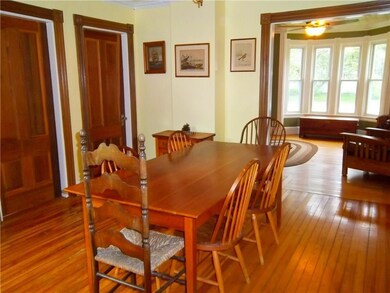 Dining room looking into the living room