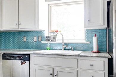 Detailed view of double basin sink with garbage di