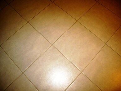 Tile flooring throughout