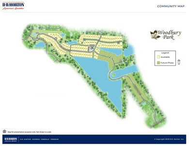 Woodbury Park Community Map