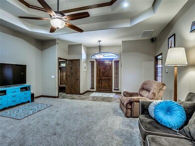Massive living room!  Endless options for furnitur