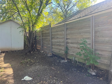 Storage will be painted and cleaned out with door added.