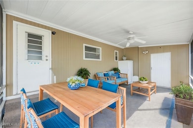 Large outdoor screened in area