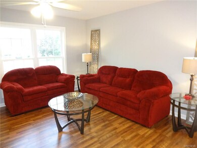 Spacious living room - with engineered easy care f