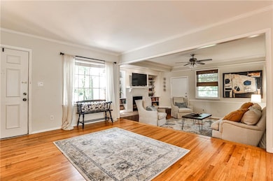 A large picture window for abundant natural light