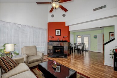 Living Room w/ Fireplace