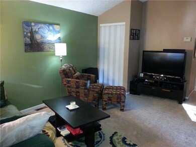 Living room-vaulted ceiling