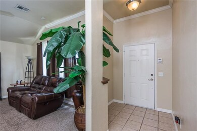 Entrance to home and view of Living Room