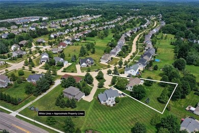 Property lines of the property.