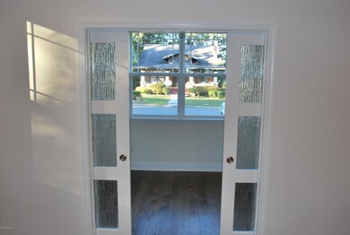 glass doors to study or den