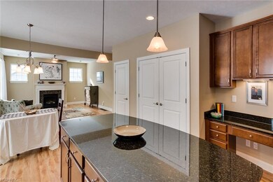 Plenty of room for organization in the desk area -