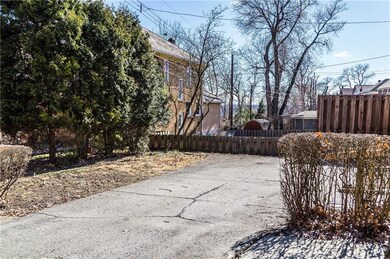 Driveway area.