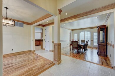 View from front door; formal Thomasville dining se