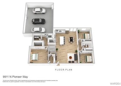 3D floor plan rendering