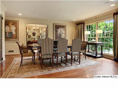 Spacious dining room