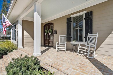 Beautiful Old Chicago Brick Front Porch with Stair