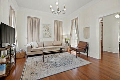 Salon/Living Room.  Gorgeous original hardwoods ha