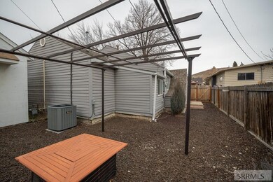 Fully fenced back yard