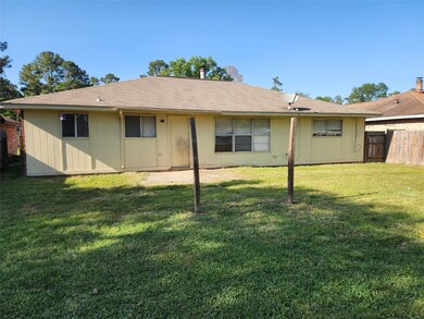 Large back yard