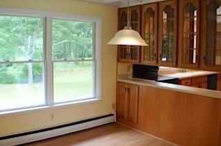 Dining room looking out to back yard...