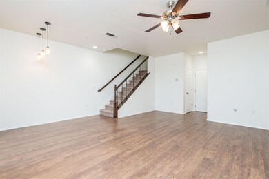 Living Room, Dining Space with door to 2 car garag