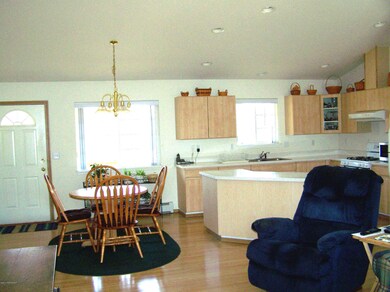Dining/kitchen/living area