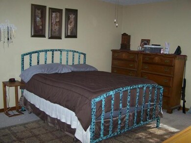 Master Bedroom with out side entrance to