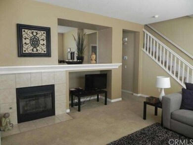 Fireplace in living room