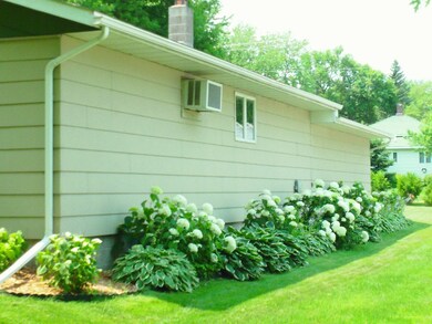 North side of home