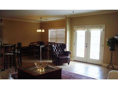 Living Room. French doors leading to back patio