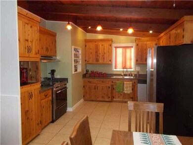Rustic yet modern kitchen