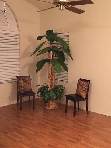 Staged living room