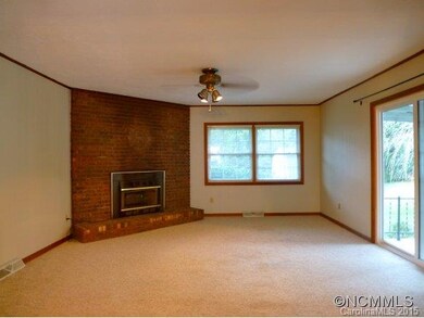 Family room with gas fireplace