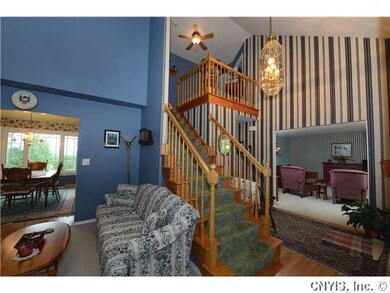 Foyer. Double height entry foyer.