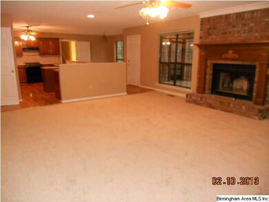 Bran new carpet beautiful fire place mantal open t