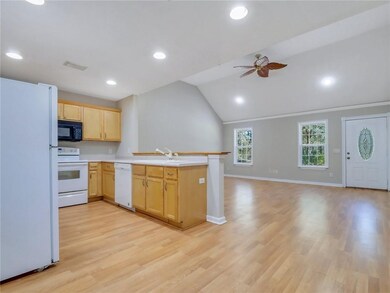 Kitchen and living room