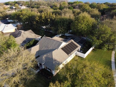 Aerial view highlighting your backyard privacy