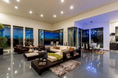 Living Room night view