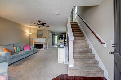 Living room with Fireplace and great options for furniture placement