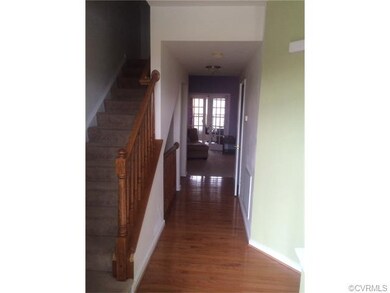 Beautiful Hardwood Foyer