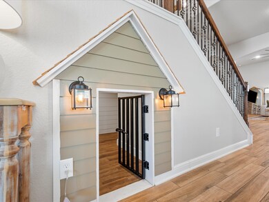 One of a kind built-in Dog House/Kennel for your pups!