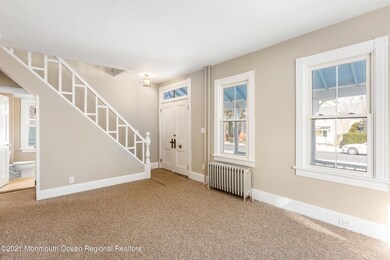 double front door w/ transom